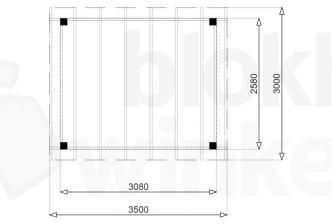 Outback Douglas Vrijstaande Veranda 350x300