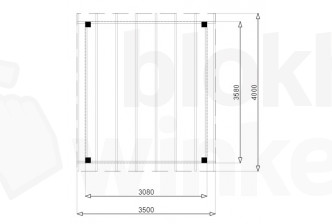 Outback Douglas Vrijstaande Veranda 350x400