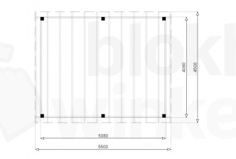 Outback Douglas Vrijstaande Veranda 550x450