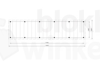 Outback Geïmpregneerde Aanbouw Veranda 1200x300