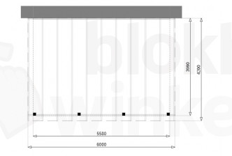 Outback Geïmpregneerde Aanbouw Veranda 600x420