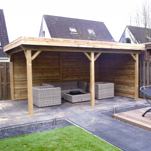 Outback Geïmpregneerde Vrijstaande Veranda 600x300