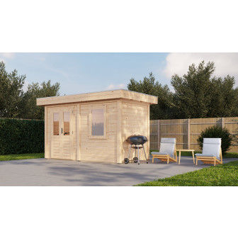 Lugarde Select Modern tuinhuis Gorssel 388x200cm - Onbehandeld