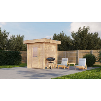 Lugarde Select Modern tuinhuis Den Haag 200x200cm - Onbehandeld