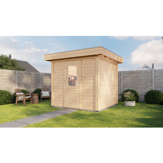 Lugarde Select Modern tuinhuis Garderen 250x250cm - Onbehandeld