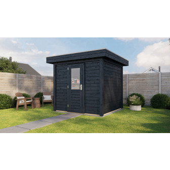 Lugarde Select Modern tuinhuis Garderen 250x250cm - Zwarte olie