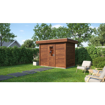 Lugarde Select Modern tuinhuis Hoeven 300x200cm - Bruine olie