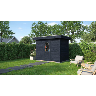 Lugarde Select Modern tuinhuis Hoeven 300x200cm - Zwarte olie