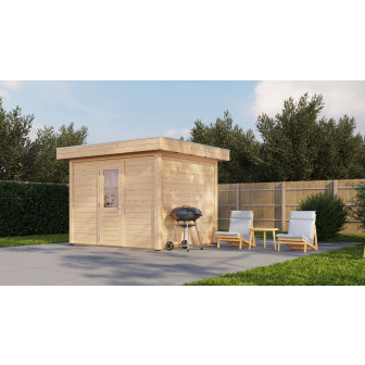 Lugarde Select Modern tuinhuis Amsterdam 300x250cm - Onbehandeld