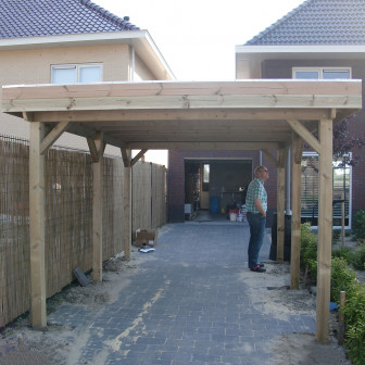 Houten Outback Geïmpregneerde Vrijstaande Carport 300x300
