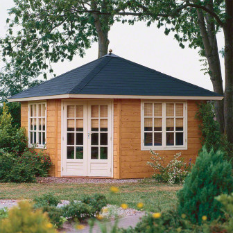 Lugarde tuinhuis Fifth Avenue 360x360 geïmpregneerd