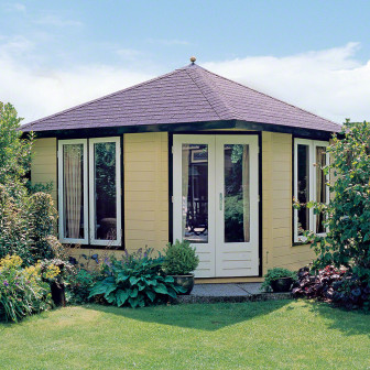 Lugarde tuinhuis Fifth Avenue 360x360 V8 geïmpregneerd