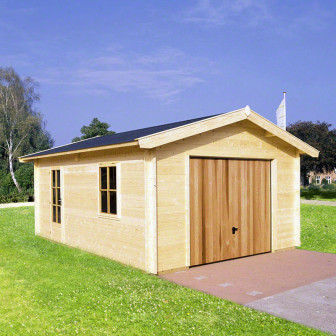 Lugarde blokhut Garage Kansas 400x550