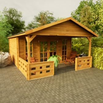 boete Astrolabium Verdienen Overkapping met schuur voor in uw tuin | Blokhutwinkel.nl