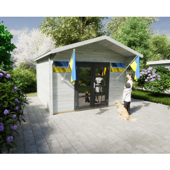 Actieblokhut Odessa geïmpregneerd
