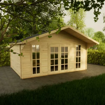 buitenspiegel passagier Verwachten Blokhutten en tuinhuizen met Zadeldak | Blokhutwinkel.nl