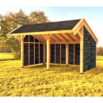 Woodvision Kapschuur Modulair Eemland 500x230 (2 vakken)