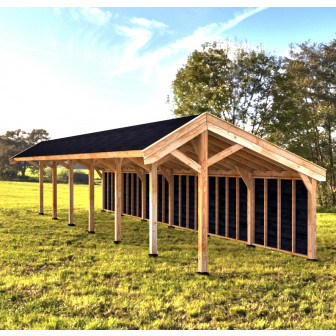 Woodvision Kapschuur Modulair Gaasterland 2100x310 geïmpregneerd (6 vakken)