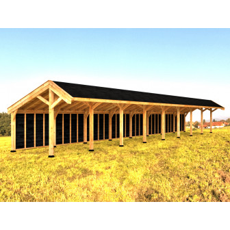 Woodvision Kapschuur Modulair Gaasterland 2400x310 (8 vakken)