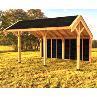 Woodvision Kapschuur Modulair Gaasterland 500x230 (2 vakken)