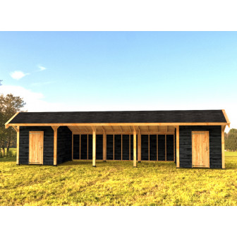 Woodvision Kapschuur Modulair Kennemerland 1750x310 (5 vakken)