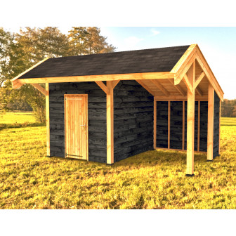 Woodvision Kapschuur Modulair Maasland 500x230 (2 vakken)