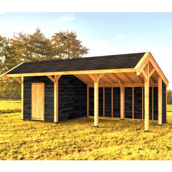 Woodvision Kapschuur Modulair Maasland 750x230 (3 vakken)