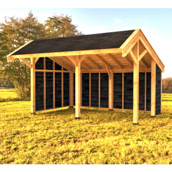 Woodvision Kapschuur Modulair Salland 500x230 (2 vakken)