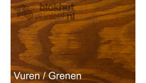 Woca exterior Woodoil Merbau 2,5L op vuren / grenen hout