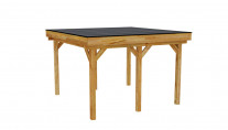 3D Render Houten Outback Douglas Vrijstaande Veranda 400x400