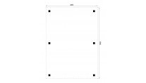 Plattegrond Houten Outback Douglas Vrijstaande Carport 400x550