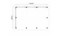 Plattegrond Lugarde blokhut Lugarde Veranda Zevenaar 360x540