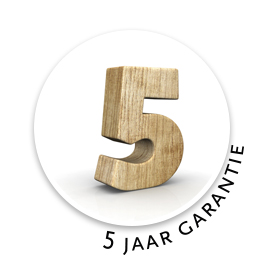 Lugarde garantie van 5 jaar