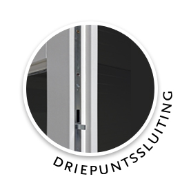 Deuren met driepuntssluiting Standaard driepuntssluiting bij lugarde blokhutten en tuinhuizen