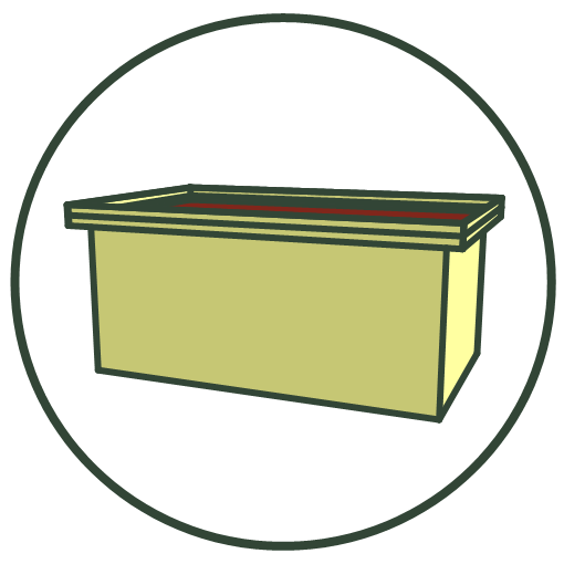 Garage met plat dak
