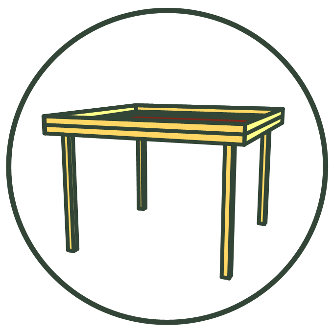 Douglas lariks veranda